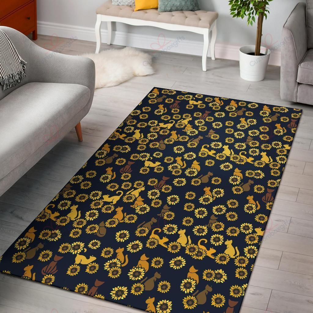 Cat Sunflower Rug Sport Decor Gift Floor Decor Living Room Carpet Rug Area Rug - e0e8e32f8227 Cat Sunflower Rug Sport Decor Gift Floor Decor Living Room Carpet Rug Area Rug - e0e8e32f8227 Cat Rectangle Area Rug