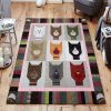 Cats 01 Rug Sport Decor Gift Floor Decor Living Room Carpet Rug Area Rug - 28470b28ec7a Cat Rectangle Area Rug