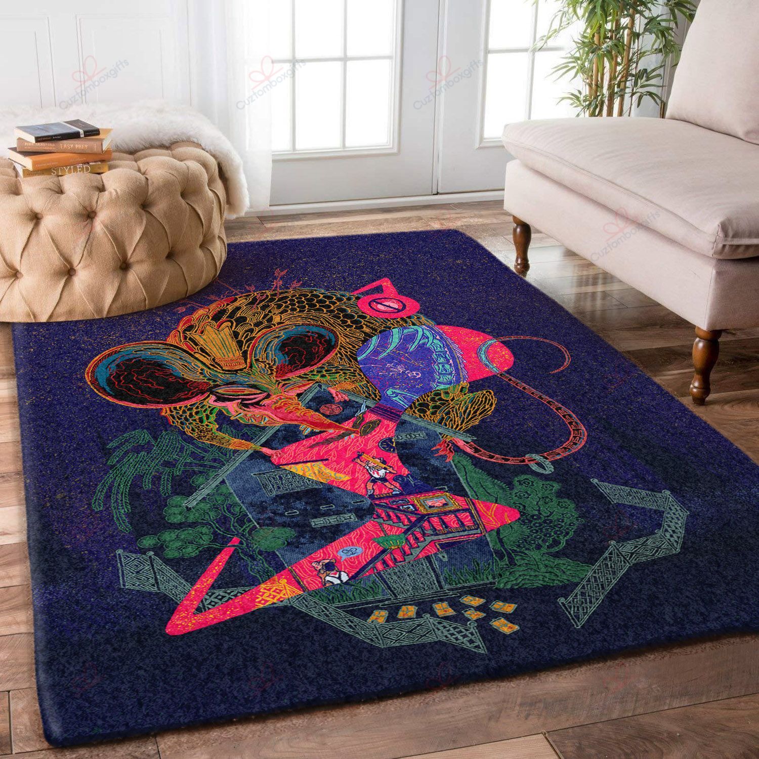 Chinese New Year Year Of The Rat Goodbye Old Year Rug Sport Decor Gift Floor Decor Living Room Carpet Rug Area Rug - c9d118b8cc02 Chinese New Year Year Of The Rat Goodbye Old Year Rug Sport Decor Gift Floor Decor Living Room Carpet Rug Area Rug - c9d118b8cc02 Freestyle Rectangle Area Rug