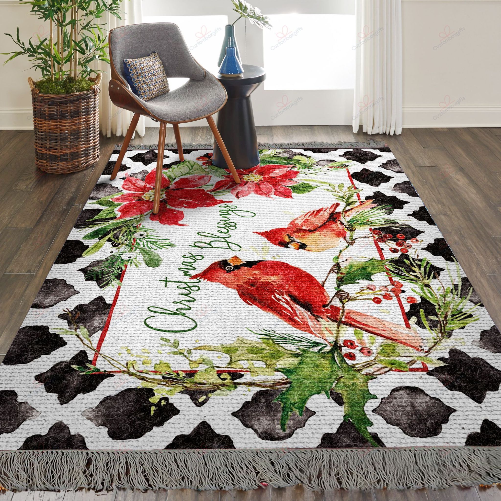 Christmas Cardinal Blessings Rug Sport Decor Gift Floor Decor Living Room Carpet Rug Area Rug - 723027bb8c70 Christmas Cardinal Blessings Rug Sport Decor Gift Floor Decor Living Room Carpet Rug Area Rug - 723027bb8c70 Cardinal Bird Rectangle Area Rug