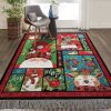 Christmas Collage Rug Sport Decor Gift Floor Decor Living Room Carpet Rug Area Rug - 76b4f218a179 Christmas Rectangle Area Rug