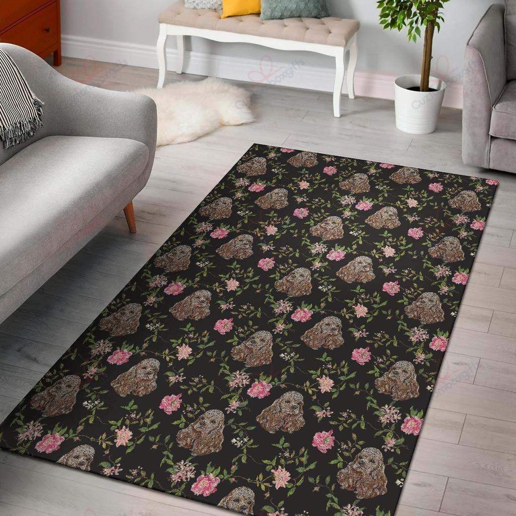 Cocker With Flowers Rug Sport Decor Gift Floor Decor Living Room Carpet Rug Area Rug - 36ca08bf165d Cocker With Flowers Rug Sport Decor Gift Floor Decor Living Room Carpet Rug Area Rug - 36ca08bf165d Cocker Spaniel Rectangle Area Rug