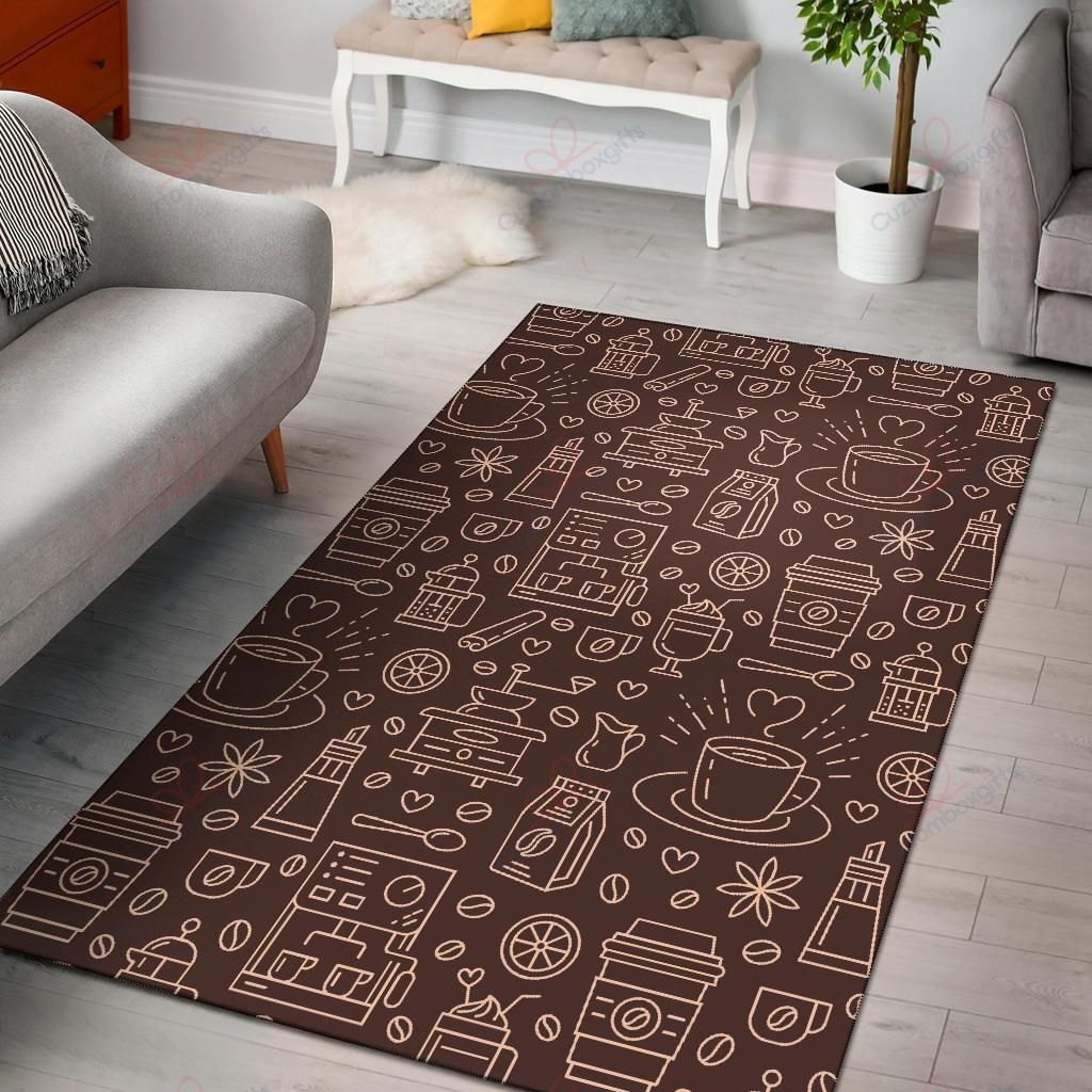 Coffee Pattern Rug Sport Decor Gift Floor Decor Living Room Carpet Rug Area Rug - 3b1bfe152dda Coffee Pattern Rug Sport Decor Gift Floor Decor Living Room Carpet Rug Area Rug - 3b1bfe152dda Coffee Rectangle Area Rug