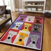 Color Cute Dog Rug Sport Decor Gift Floor Decor Living Room Carpet Rug Area Rug - e20e73059035 Dog Rectangle Area Rug
