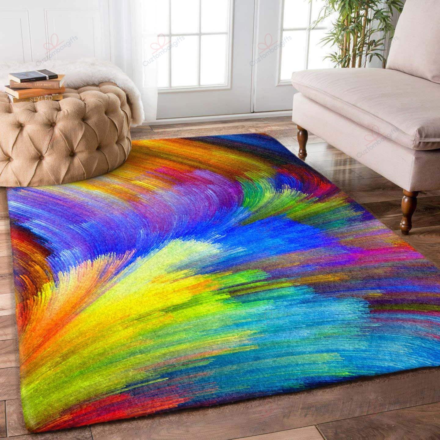 Color Painting Rug Sport Decor Gift Floor Decor Living Room Carpet Rug Area Rug - c7b5f3048fff Freestyle Rectangle Area Rug