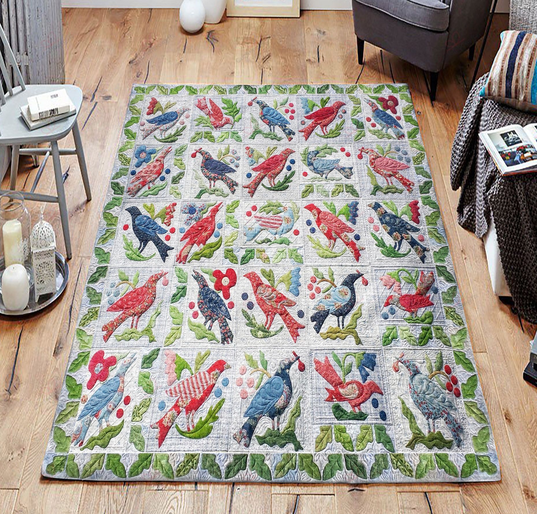 Colorful Bird Rug Sport Decor Gift Floor Decor Living Room Carpet Rug Area Rug - cbb65f581dc6 Bird Rectangle Area Rug
