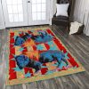 Colorful Bison Rug Sport Decor Gift Floor Decor Living Room Carpet Rug Area Rug - 45bde5e6f01f Colorful Rectangle Area Rug
