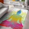 Colorful Buddha Lotus Rug Sport Decor Gift Floor Decor Living Room Carpet Rug Area Rug - 331431eb820d Colorful Rectangle Area Rug