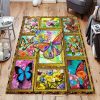 Colorful Butterflies Rug Sport Decor Gift Floor Decor Living Room Carpet Rug Area Rug - ef1614ca2cd8 Butterfly Rectangle Area Rug
