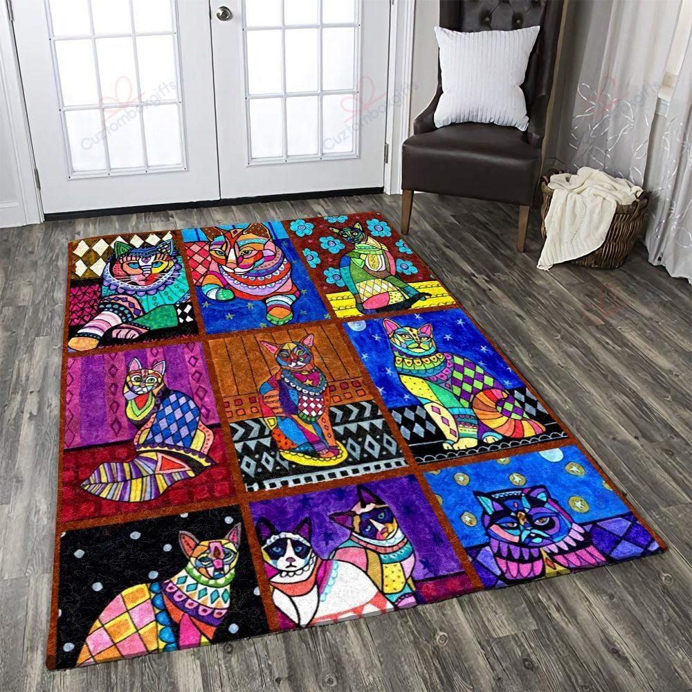 Colorful Cat 7 Rug Sport Decor Gift Floor Decor Living Room Carpet Rug Area Rug - e1579d2c14b6 Colorful Cat 7 Rug Sport Decor Gift Floor Decor Living Room Carpet Rug Area Rug - e1579d2c14b6 Cat Rectangle Area Rug