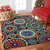 Colorful Circle Rug Sport Decor Gift Floor Decor Living Room Carpet Rug Area Rug - e2c1c0c1d34e Colorful Rectangle Area Rug