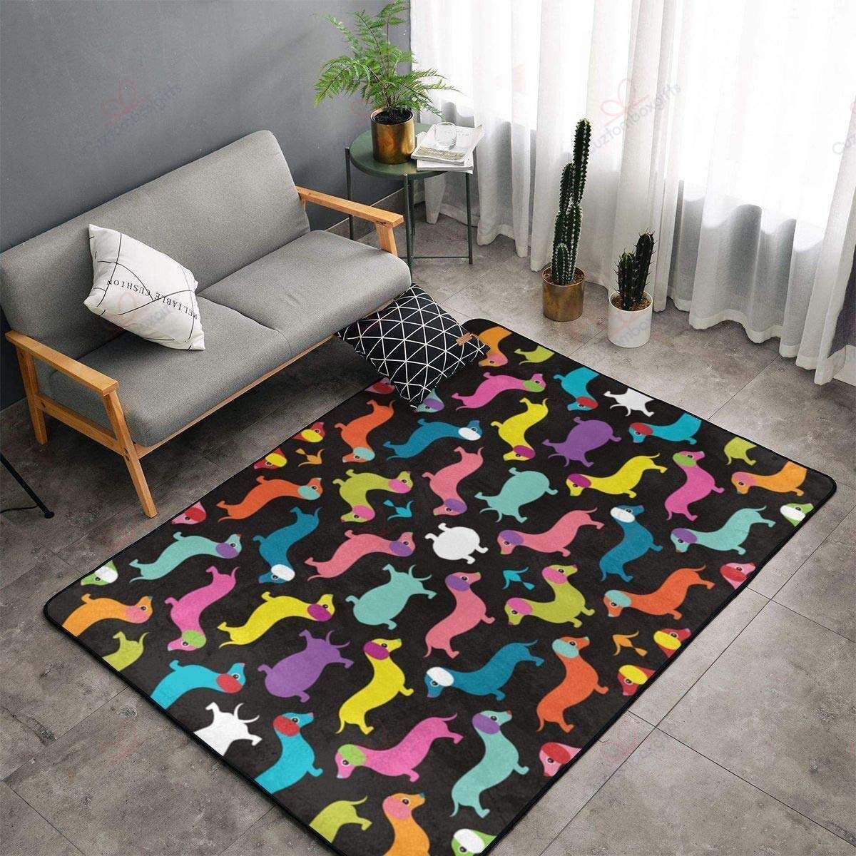 Colorful Dachshund Pattern Rug Sport Decor Gift Floor Decor Living Room Carpet Rug Area Rug - 63ff054c2c44 Colorful Dachshund Pattern Rug Sport Decor Gift Floor Decor Living Room Carpet Rug Area Rug - 63ff054c2c44 Dachshund Rectangle Area Rug