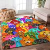 Colorful Dog Rug Sport Decor Gift Floor Decor Living Room Carpet Rug Area Rug - 76176bed1c30 Dog Rectangle Area Rug