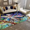 Colorful Dragonfly Pattern Rug Sport Decor Gift Floor Decor Living Room Carpet Rug Area Rug - c444be525461 Dragonfly Rectangle Area Rug
