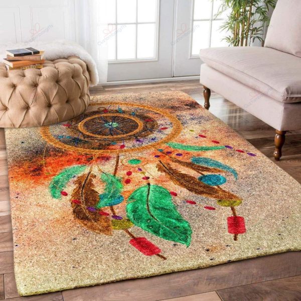 Colorful Dreamcatcher 5 Rug Sport Decor Gift Floor Decor Living Room Carpet Rug Area Rug - fbbd30596d9a Dream Catcher Rectangle Area Rug