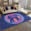 Colorful Mandala Elephant Rug Sport Decor Gift Floor Decor Living Room Carpet Rug Area Rug - ccf050964274 Elephant Rectangle Area Rug