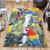 Colorful Parrot Rug Sport Decor Gift Floor Decor Living Room Carpet Rug Area Rug - 2a530945082b Parrot Rectangle Area Rug