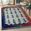 Colorful Pineapple Rug Sport Decor Gift Floor Decor Living Room Carpet Rug Area Rug - e7866bda882c Pineapple Rectangle Area Rug