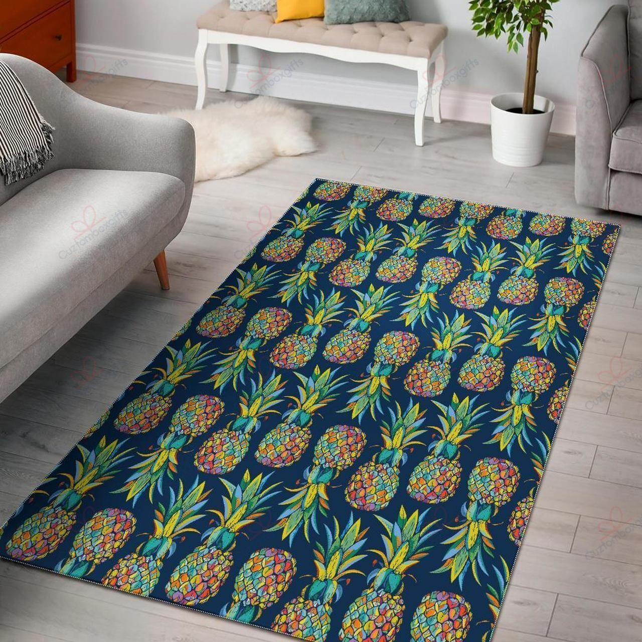 Colorful Pineapple Pattern Rug Sport Decor Gift Floor Decor Living Room Carpet Rug Area Rug - 678f98cfcc15 Colorful Pineapple Pattern Rug Sport Decor Gift Floor Decor Living Room Carpet Rug Area Rug - 678f98cfcc15 Pineapple Rectangle Area Rug