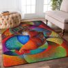 Colorful Rooster Rug Sport Decor Gift Floor Decor Living Room Carpet Rug Area Rug - 9b0dd7233dca Rooster Rectangle Area Rug