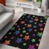 Colorful Stars Rug Sport Decor Gift Floor Decor Living Room Carpet Rug Area Rug - c78e1abf079b Colorful Rectangle Area Rug