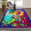 Colorful Sunflower 8 Rug Sport Decor Gift Floor Decor Living Room Carpet Rug Area Rug - 1a44b2921ba9 Colorful Rectangle Area Rug