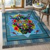 Colorful Turtle 01 Rug Sport Decor Gift Floor Decor Living Room Carpet Rug Area Rug - b173e6952288 Turtle Rectangle Area Rug