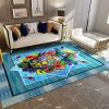 Colorful Turtle 01 Rug Sport Decor Gift Floor Decor Living Room Carpet Rug Area Rug - 17385b0d9734 Turtle Rectangle Area Rug
