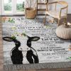 Cow Daughter Mom Remember To Be Awesome Rug Sport Decor Gift Floor Decor Living Room Carpet Rug Area Rug - b05a8fefdb75 Cow Rectangle Area Rug