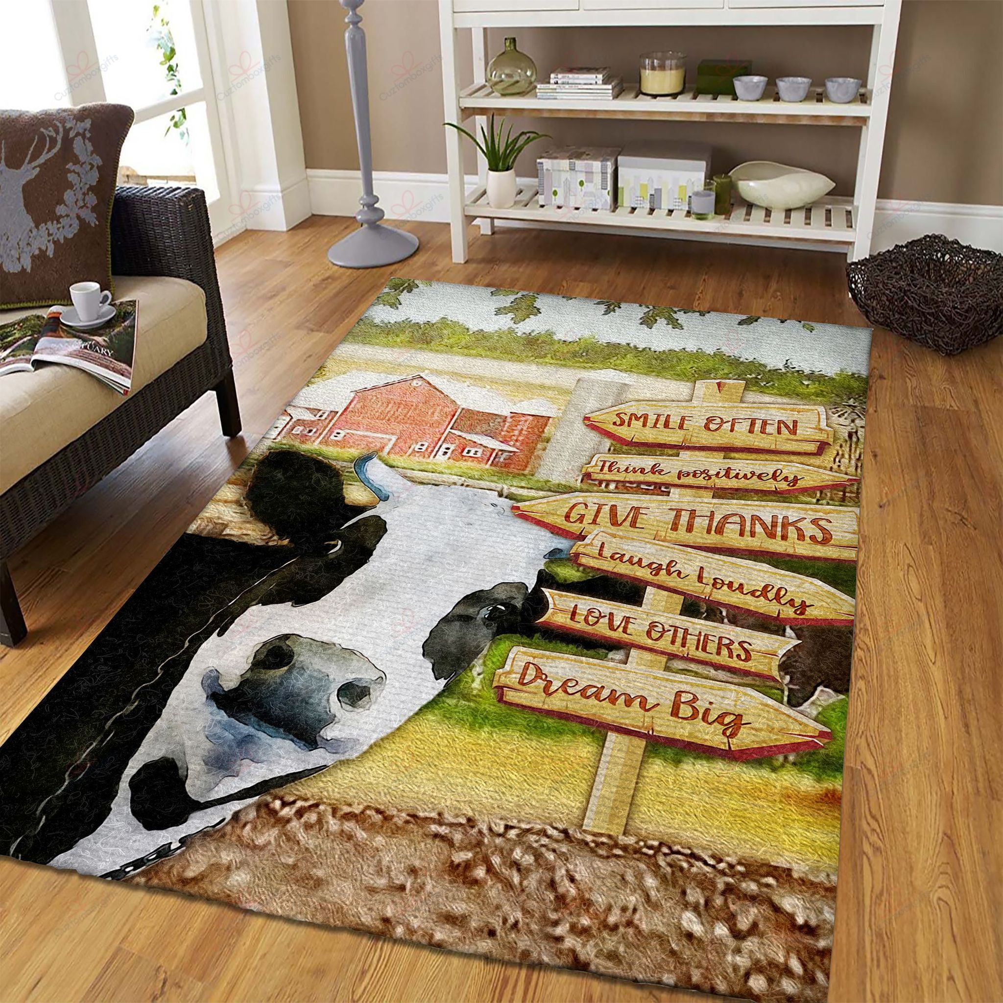 Cow Smile Often Think Positively Rug Sport Decor Gift Floor Decor Living Room Carpet Rug Area Rug - 7d3581d67bfc Cow Smile Often Think Positively Rug Sport Decor Gift Floor Decor Living Room Carpet Rug Area Rug - 7d3581d67bfc Cow Rectangle Area Rug