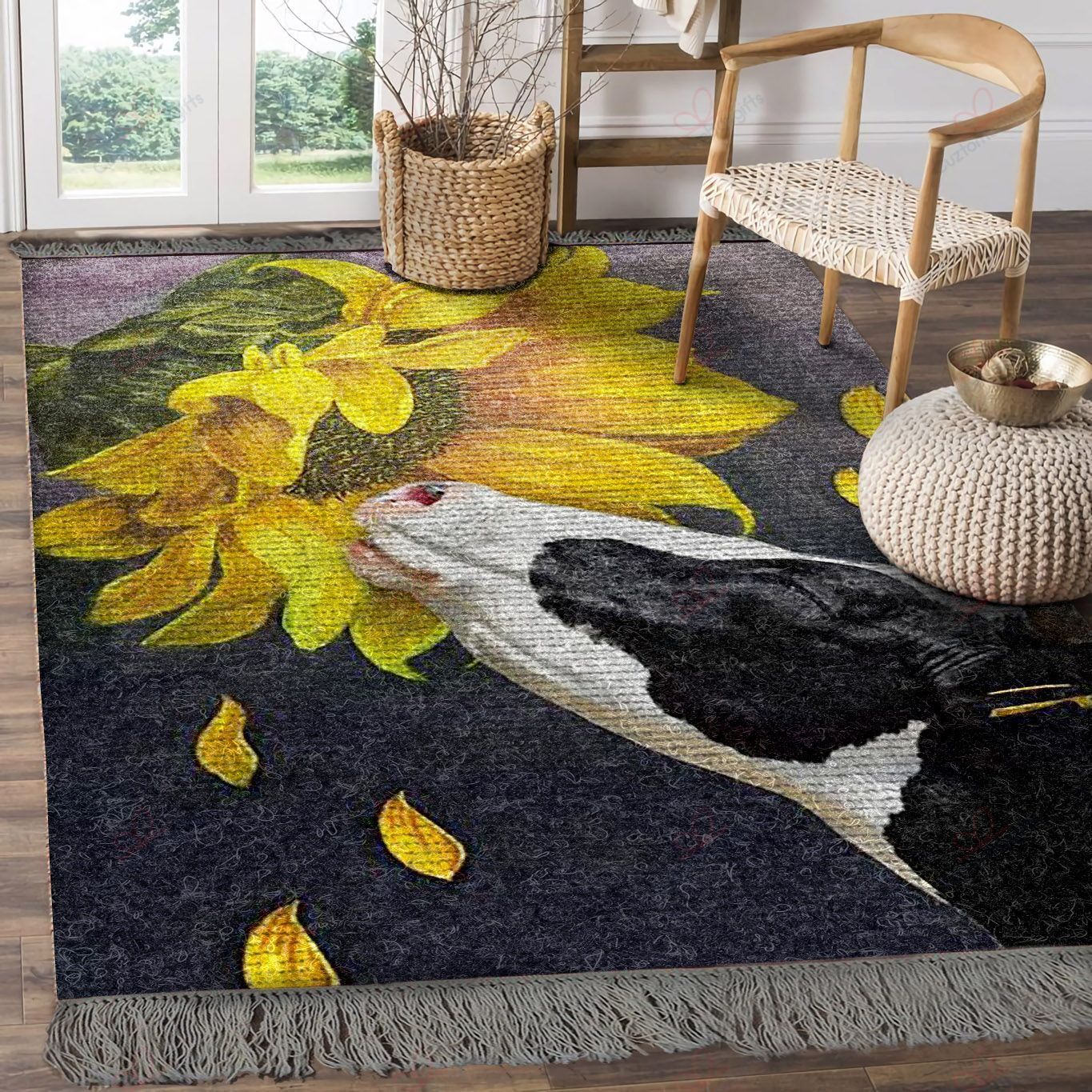 Cow Sunflower Rug Sport Decor Gift Floor Decor Living Room Carpet Rug Area Rug - 2e0b6481c19e Cow Sunflower Rug Sport Decor Gift Floor Decor Living Room Carpet Rug Area Rug - 2e0b6481c19e Cow Rectangle Area Rug