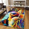 Cute Colorful Lazy Sloth Rug Sport Decor Gift Floor Decor Living Room Carpet Rug Area Rug - 3e51b9ac8ed9 Sloth Rectangle Area Rug