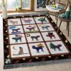 Cute Dog 13 Rug Sport Decor Gift Floor Decor Living Room Carpet Rug Area Rug - 9b0dd12a011f Dog Rectangle Area Rug