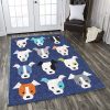 Cute Dogs Rug Sport Decor Gift Floor Decor Living Room Carpet Rug Area Rug - efd397588105 Dog Rectangle Area Rug
