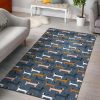 Dachshund Pattern 12 Rug Sport Decor Gift Floor Decor Living Room Carpet Rug Area Rug - ec625347e2a2 Dachshund Rectangle Area Rug