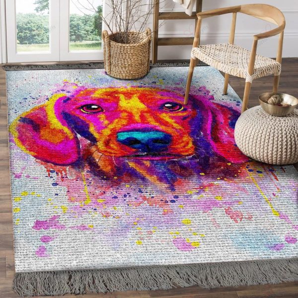 Dachshund Water Color Painting Rug Sport Decor Gift Floor Decor Living Room Carpet Rug Area Rug - c9068f6ab8db Dachshund Rectangle Area Rug