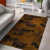 Dark Brown Camouflage Rug Sport Decor Gift Floor Decor Living Room Carpet Rug Area Rug - c1a3079946bc Dark Rectangle Area Rug