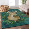 Deer Flowers 3 Rug Sport Decor Gift Floor Decor Living Room Carpet Rug Area Rug - 57fa05084068 Deer Rectangle Area Rug