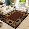 Deer Gaur Rug Sport Decor Gift Floor Decor Living Room Carpet Rug Area Rug - f5069386b3ab Deer Rectangle Area Rug