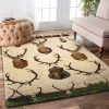 Deer Pattern 1 Rug Sport Decor Gift Floor Decor Living Room Carpet Rug Area Rug - 40f4803757a0 Deer Rectangle Area Rug