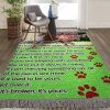 Dog 8 Rug Sport Decor Gift Floor Decor Living Room Carpet Rug Area Rug - a90ab720c3f2 Dog Rectangle Area Rug