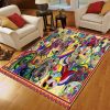 Dog Hippie Colors Rug Sport Decor Gift Floor Decor Living Room Carpet Rug Area Rug - 4d2fcb6aed9b Dog Rectangle Area Rug