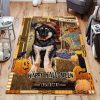 Dog In Halloween 2 Rug Sport Decor Gift Floor Decor Living Room Carpet Rug Area Rug - e091b7f2b6b2 Dog Rectangle Area Rug