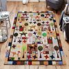 Dogs 3 Rug Sport Decor Gift Floor Decor Living Room Carpet Rug Area Rug - e49f9fd881e3 Dog Rectangle Area Rug