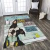 Dogs Boston Terrier The Dog Is The God Of Frolic Rug Sport Decor Gift Floor Decor Living Room Carpet Rug Area Rug - 8e5d02ed78ab Boston Terrier Rectangle Area Rug