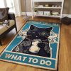 Dont Tell Me What To Do Cats Rug Sport Decor Gift Floor Decor Living Room Carpet Rug Area Rug - 80e3fe42a7ac Cat Rectangle Area Rug