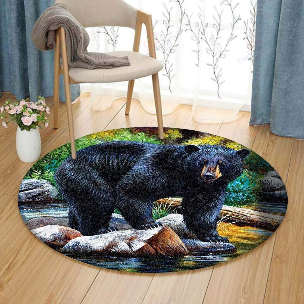 A Big Bear Round Carpet Floor Rug Living Room Bedroom Decor Round Area Rug Carpet A Big Bear Round Carpet Floor Rug Living Room Bedroom Decor Round Area Rug Carpet
