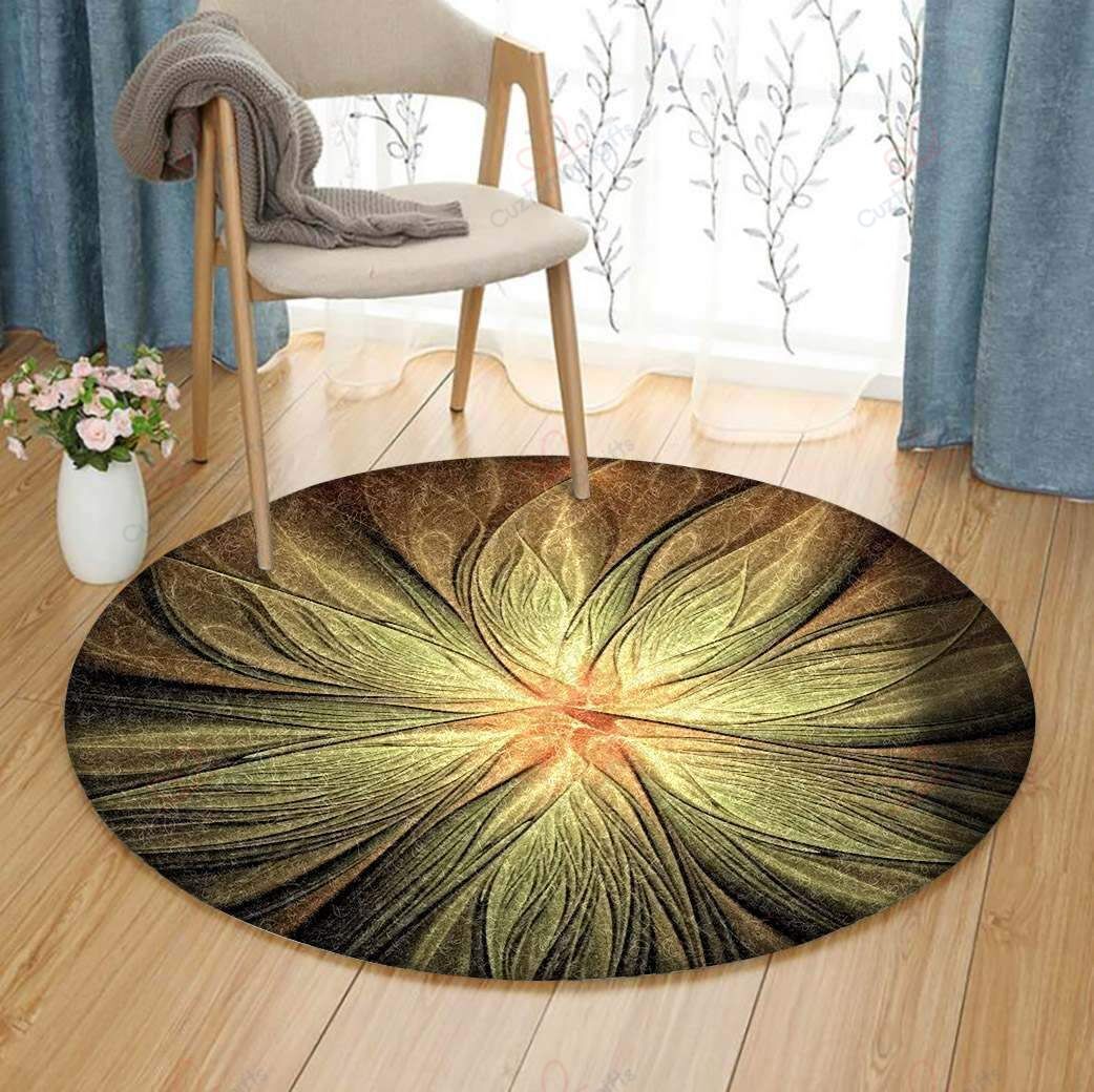 Abstract Flower Round Carpet Floor Rug Living Room Bedroom Decor Round Area Rug Carpet Abstract Flower Round Carpet Floor Rug Living Room Bedroom Decor Round Area Rug Carpet