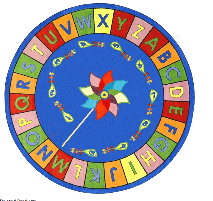 Alphabet Pinwheel Round Carpet Floor Rug Living Room Bedroom Decor Round Area Rug Carpet Alphabet Pinwheel Round Carpet Floor Rug Living Room Bedroom Decor Round Area Rug Carpet