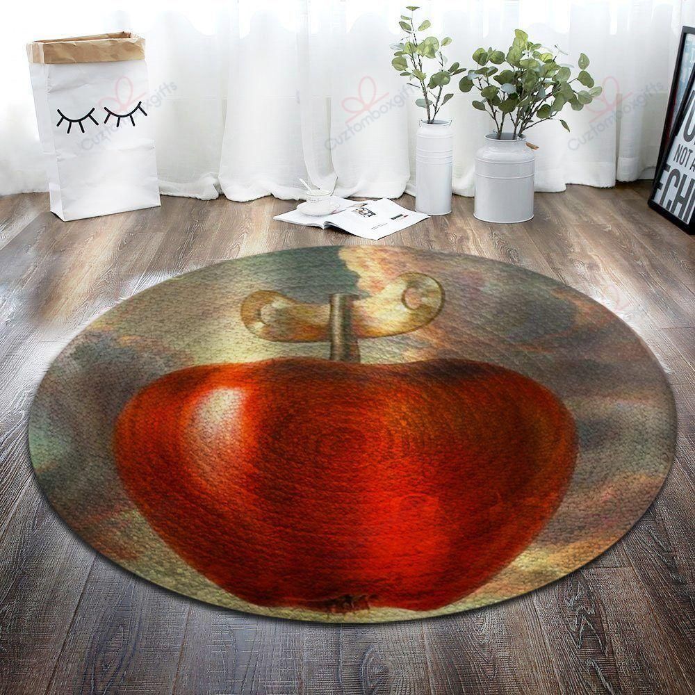 Apple Machine Round Carpet Floor Rug Living Room Bedroom Decor Round Area Rug Carpet Apple Machine Round Carpet Floor Rug Living Room Bedroom Decor Round Area Rug Carpet
